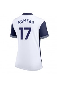 Tottenham Hotspur Cristian Romero #17 Voetbaltruitje Thuis tenue Dames 2024-25 Korte Mouw